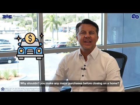 Why you should avoid large purchases before closing on a home