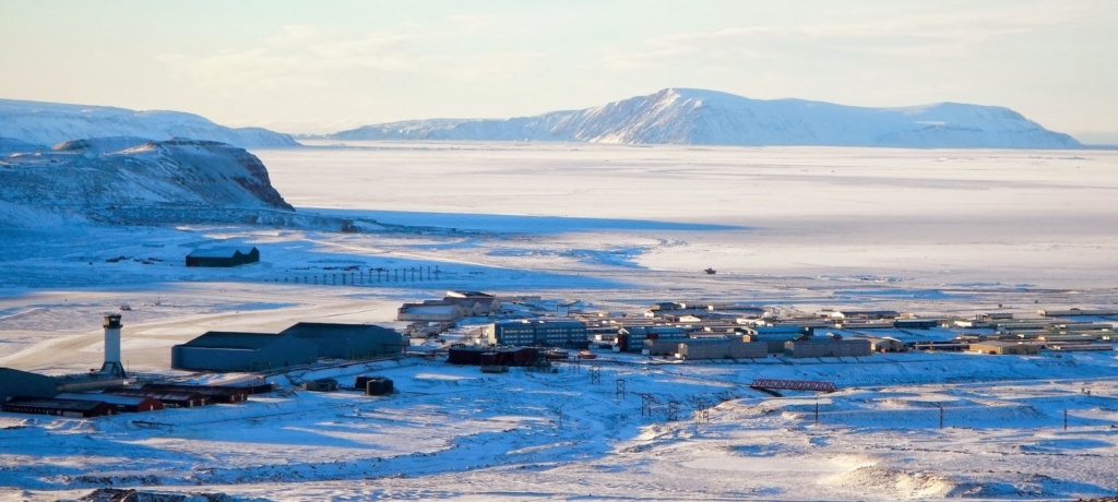 Thule Air Base, the U.S. Armed Forces' northernmost location, located 750 miles north of the Arctic Circle