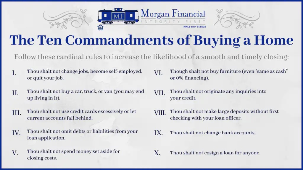 The Ten Commandments of Buying a Home