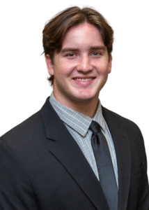 Professional headshot of Jared Skarda from Morgan Financial in a suit and tie