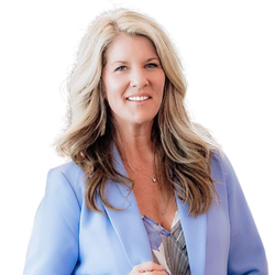 Professional headshot of Lindsay Schellhorn, Business Development Representative at Morgan Financial, smiling in a lavender blazer.