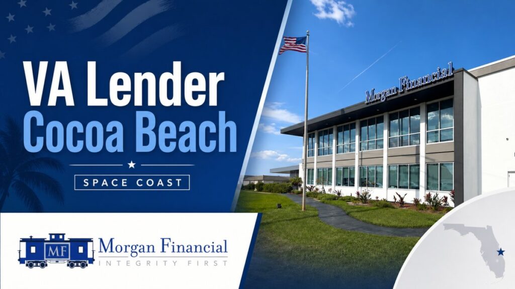 Morgan Financial thumbnail for VA lender Cocoa Beach services featuring the Space Coast office and local VA home loan guidance.