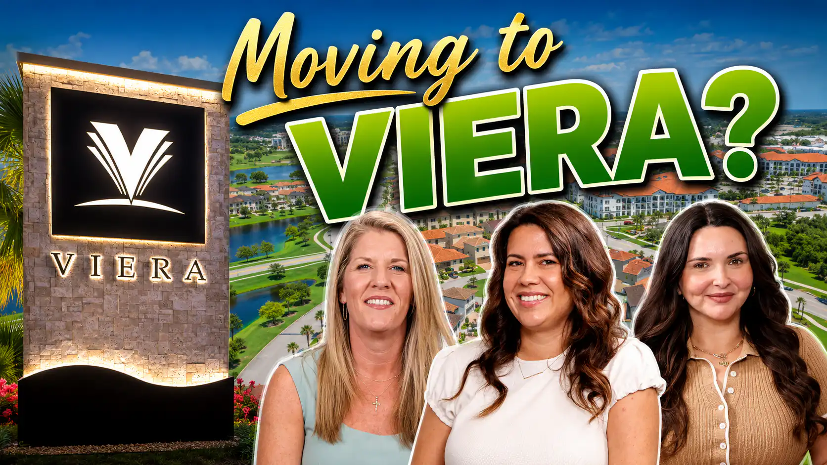 Lindsay Schellhorn, Nichole Barna, and Rachel Langley discussing moving to Viera Florida and Brevard County living