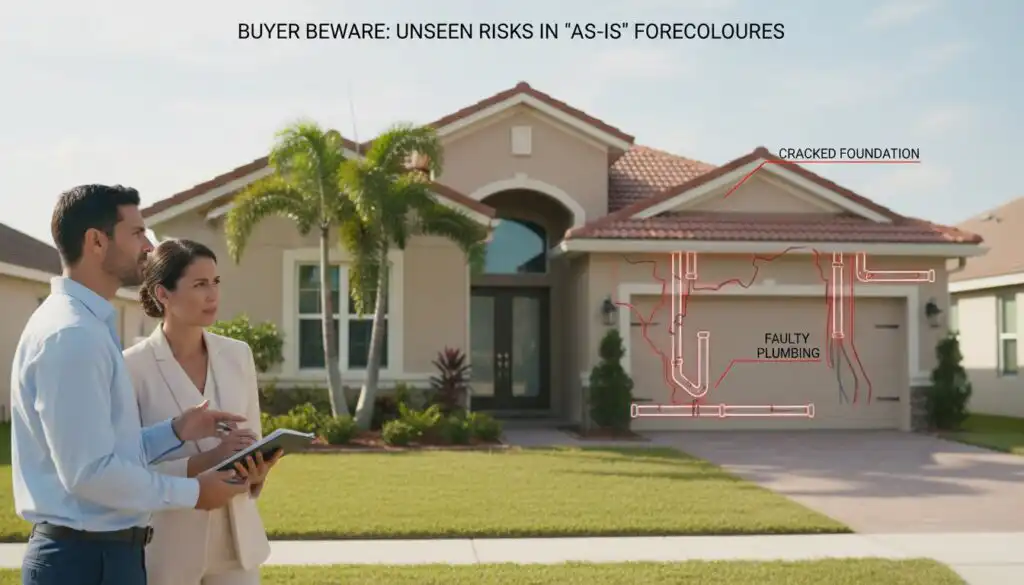 What Makes Buying a Foreclosed Property Risky? Select Two Key Factors for Melbourne, FL Buyers