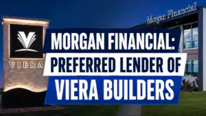 Morgan Financial preferred lender of Viera Builders thumbnail featuring the Viera monument and Morgan Financial office in Melbourne, Florida.